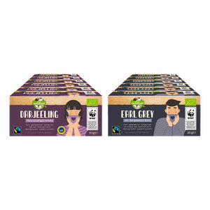 Bio Fairtrade Tee 50 g, verschiedene Sorten, 12er Pack