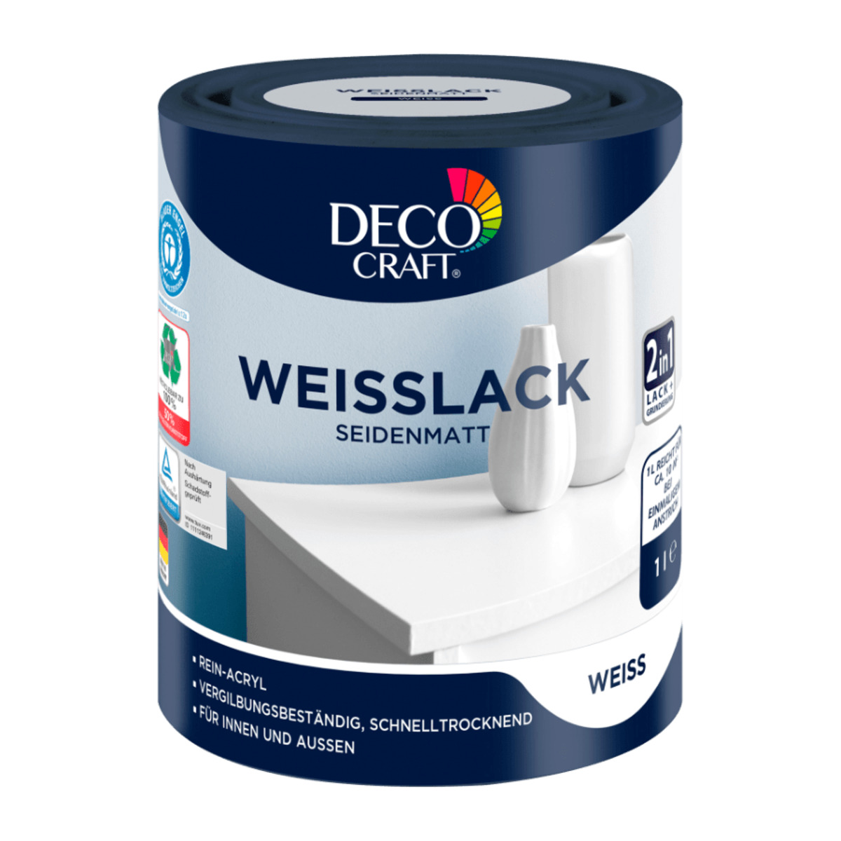 DECO CRAFT Weiß / Buntlack von ALDI Nord ansehen!