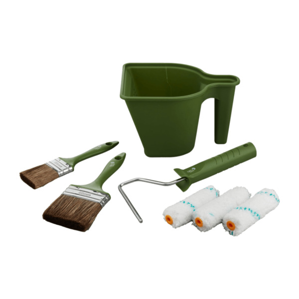 Bild 2 von DECO CRAFT Farbbecher mit Pinselset