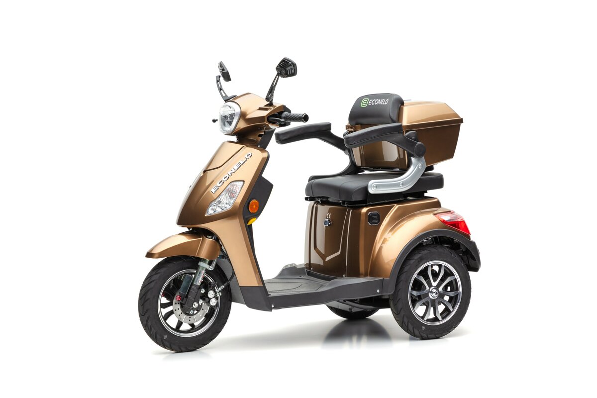 Bild 1 von ECONELO J 1000 Elektroroller mit herausnehmbarem Lithium Akku, bronze