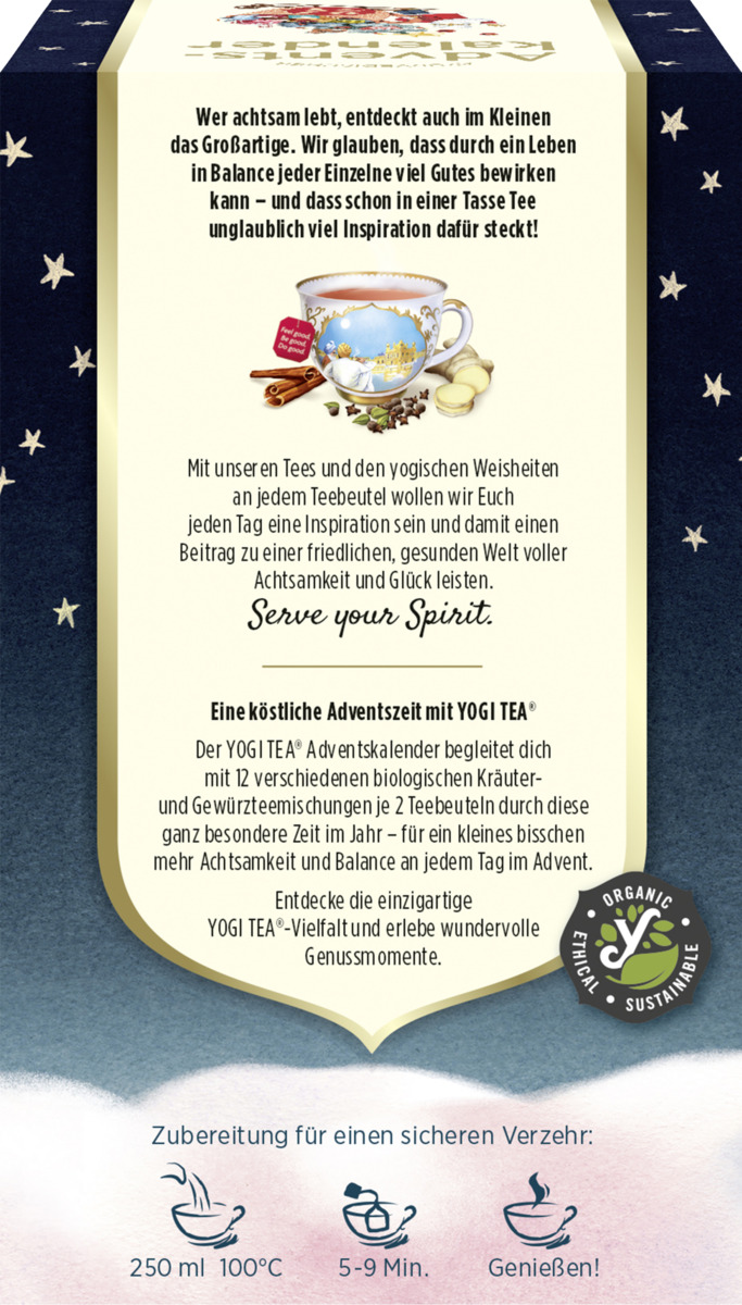 Bild 4 von Yogi Tea Bio Ayurvedischer Adventskalender 2023