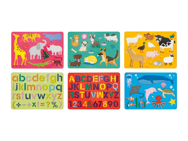 Bild 3 von UNITED OFFICE® Malschablonen-Set