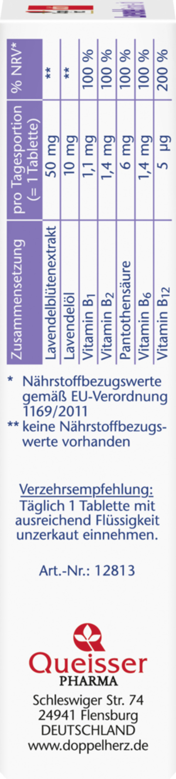 Bild 3 von Doppelherz aktiv Lavendel Extrakt + Öl Tabletten
