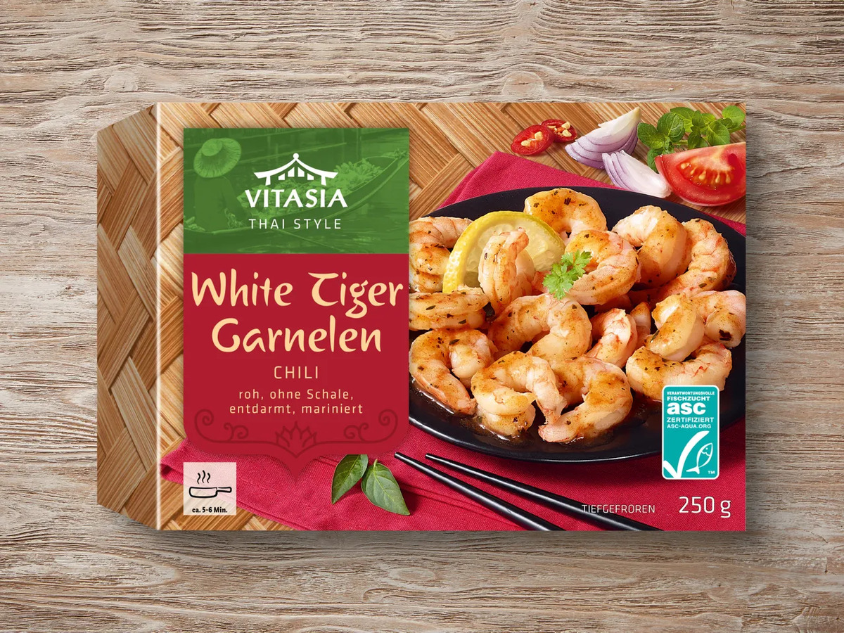 Bild 1 von Vitasia ASC White Tiger Garnelen