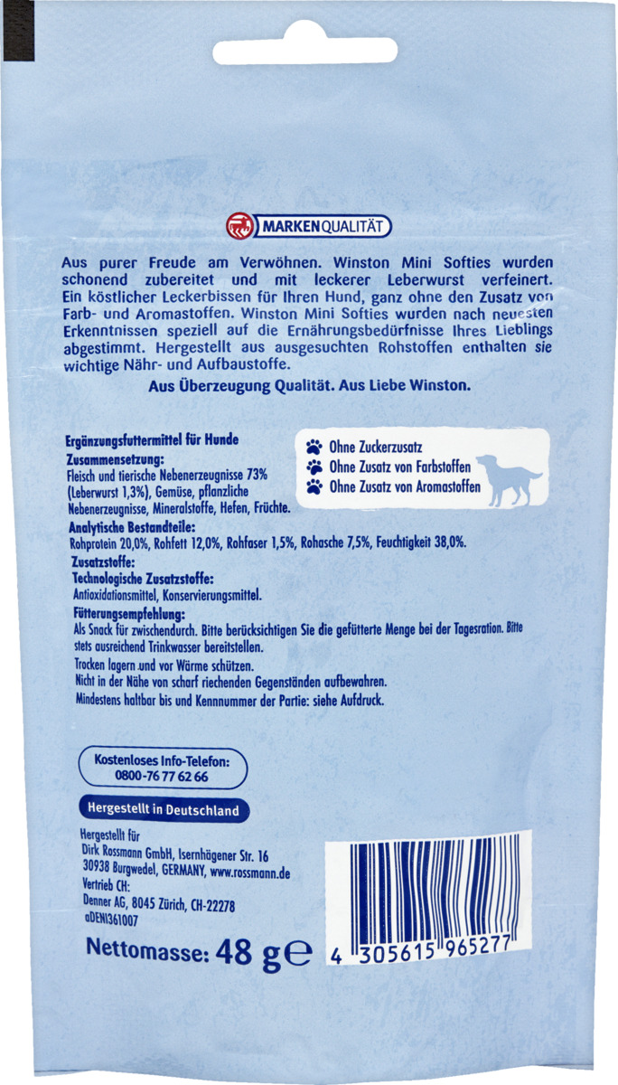 Bild 2 von Winston Softies Minis mit Leberwurst