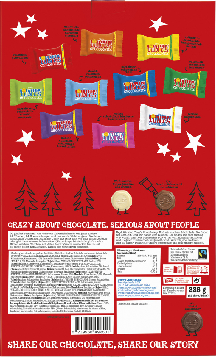 Bild 2 von Tony’s Chocolonely Countdown-Adventskalender 2023