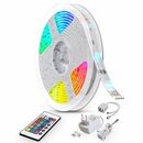 Bild 1 von 10m LED Band Streifen RGB Stripe Licht-Leiste 230V Fernbedienung