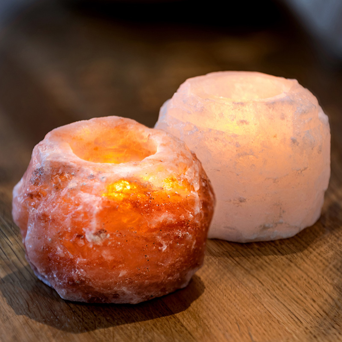 Bild 1 von I-Glow Salzkristall-Teelichthalter