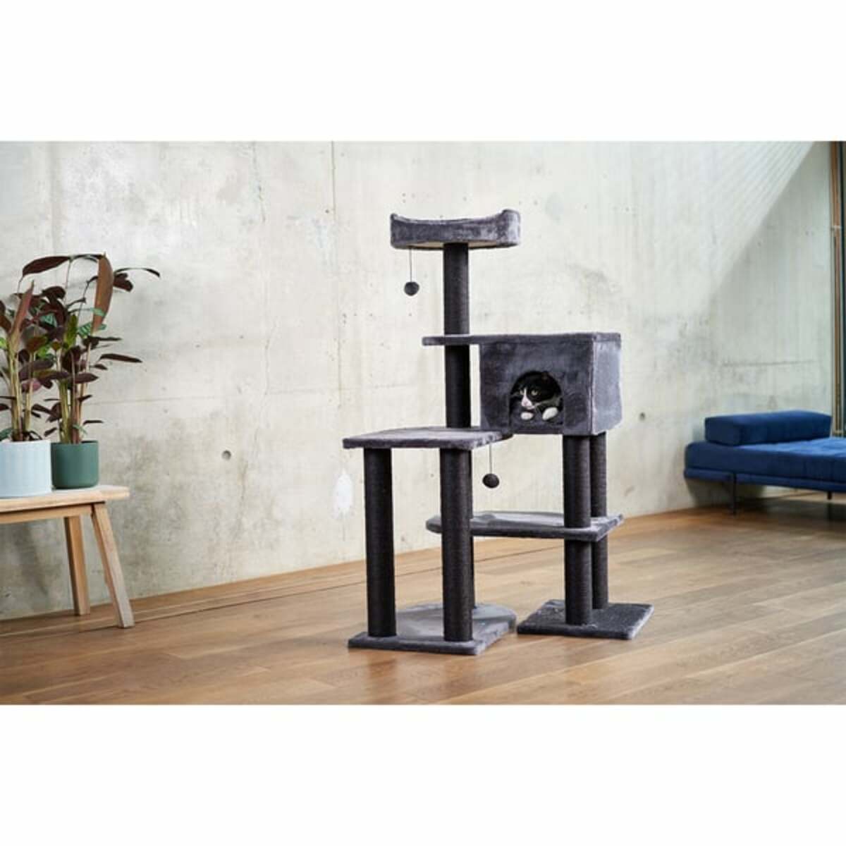 Bild 3 von ZooRoyal Kratzbaum Mila 128 cm anthrazit