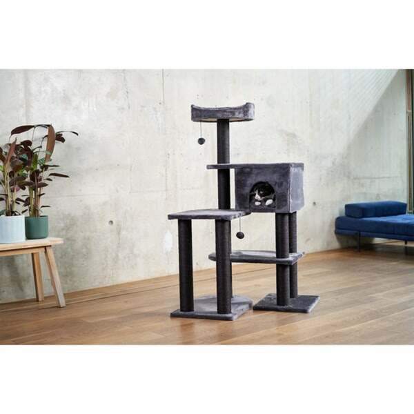 Bild 3 von ZooRoyal Kratzbaum Mila 128 cm anthrazit