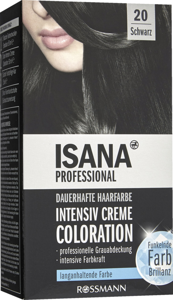 Bild 2 von ISANA PROFESSIONAL Intensiv Creme Coloration 20 Schwarz