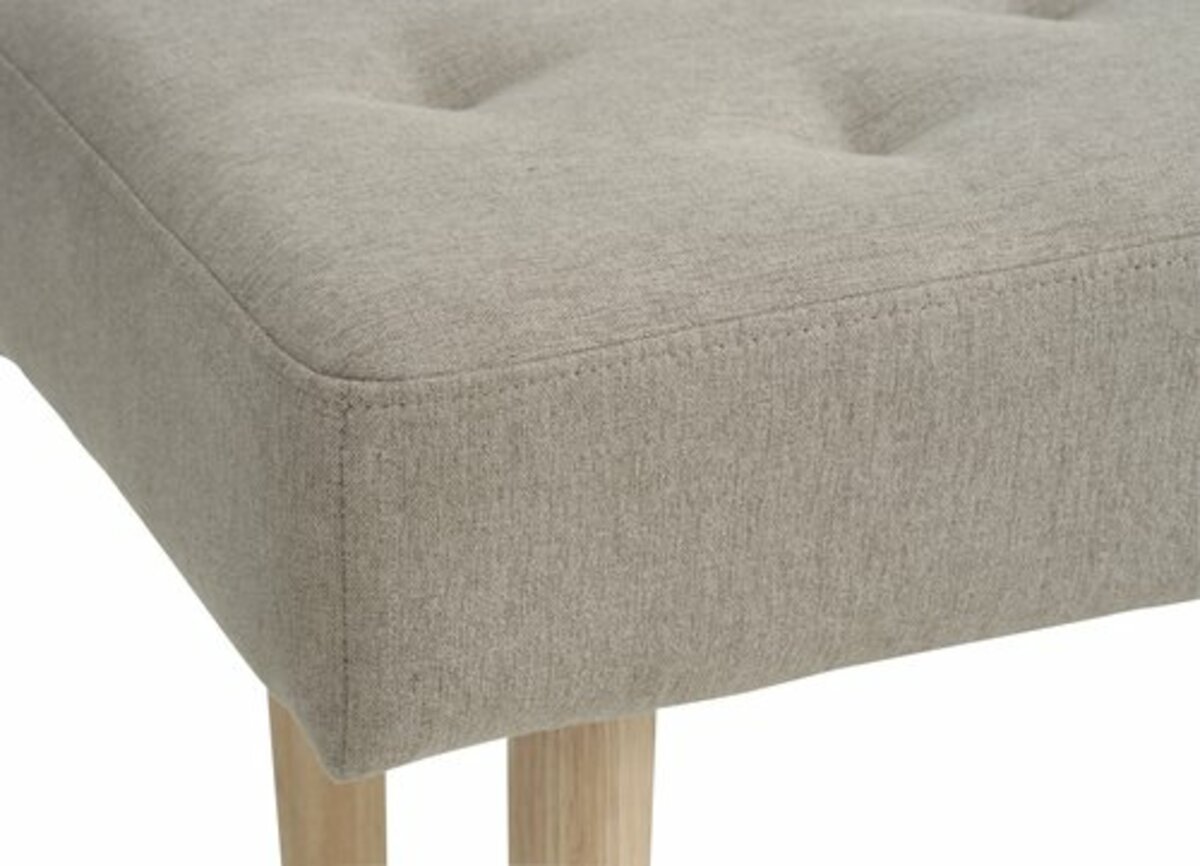 Bild 2 von Sitzbank HAGEBRO Stoff beige/eichefarben
