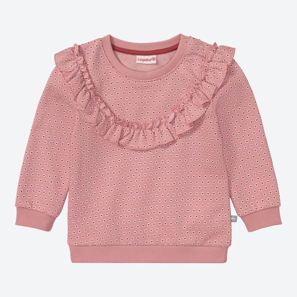 Bild 1 von Baby-Mädchen-Sweatshirt mit Rüsche