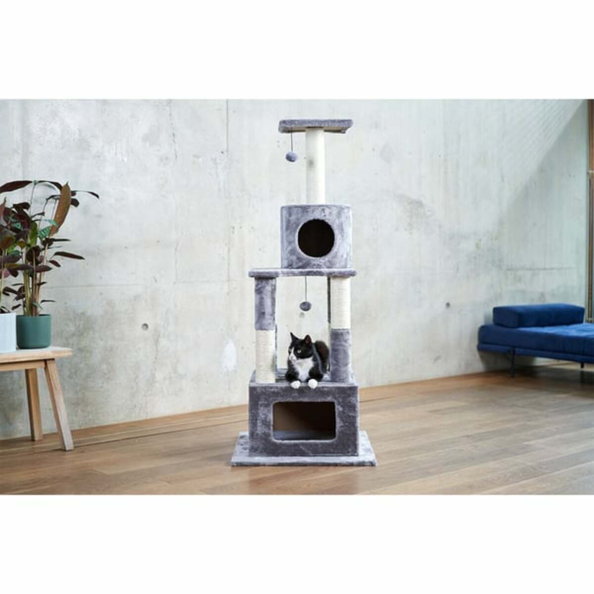 Bild 2 von ZooRoyal Kratzbaum Mia 146cm grau