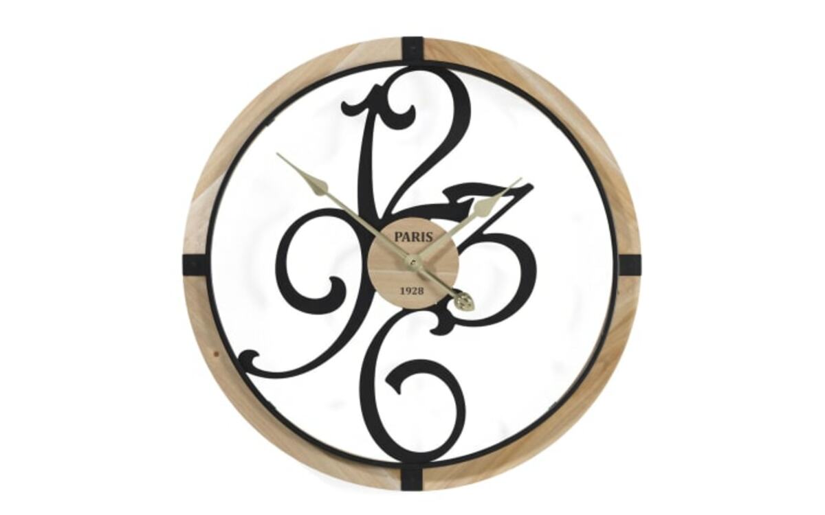 Bild 1 von Wanduhr holz, schwarz