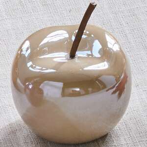Deko-Apfel aus Keramik, ca. 8x8x10cm