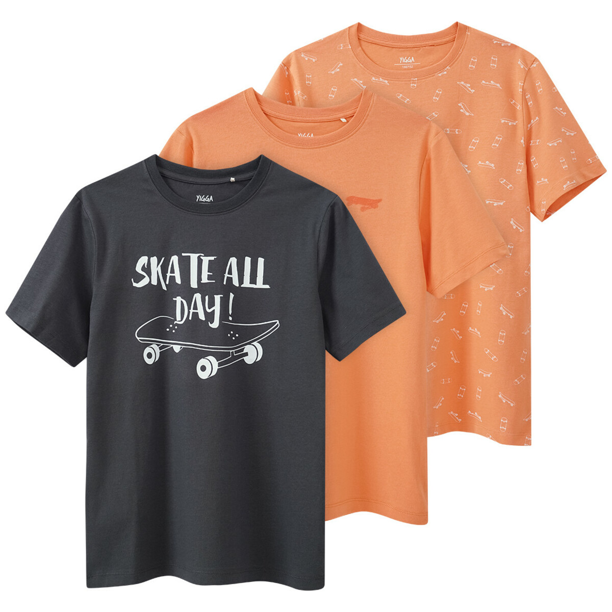 Bild 1 von 3 Jungen T-Shirts mit Skateboard-Motiven