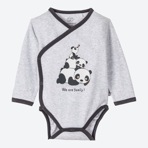 Bild 1 von Baby-Body mit Panda-Frontaufdruck