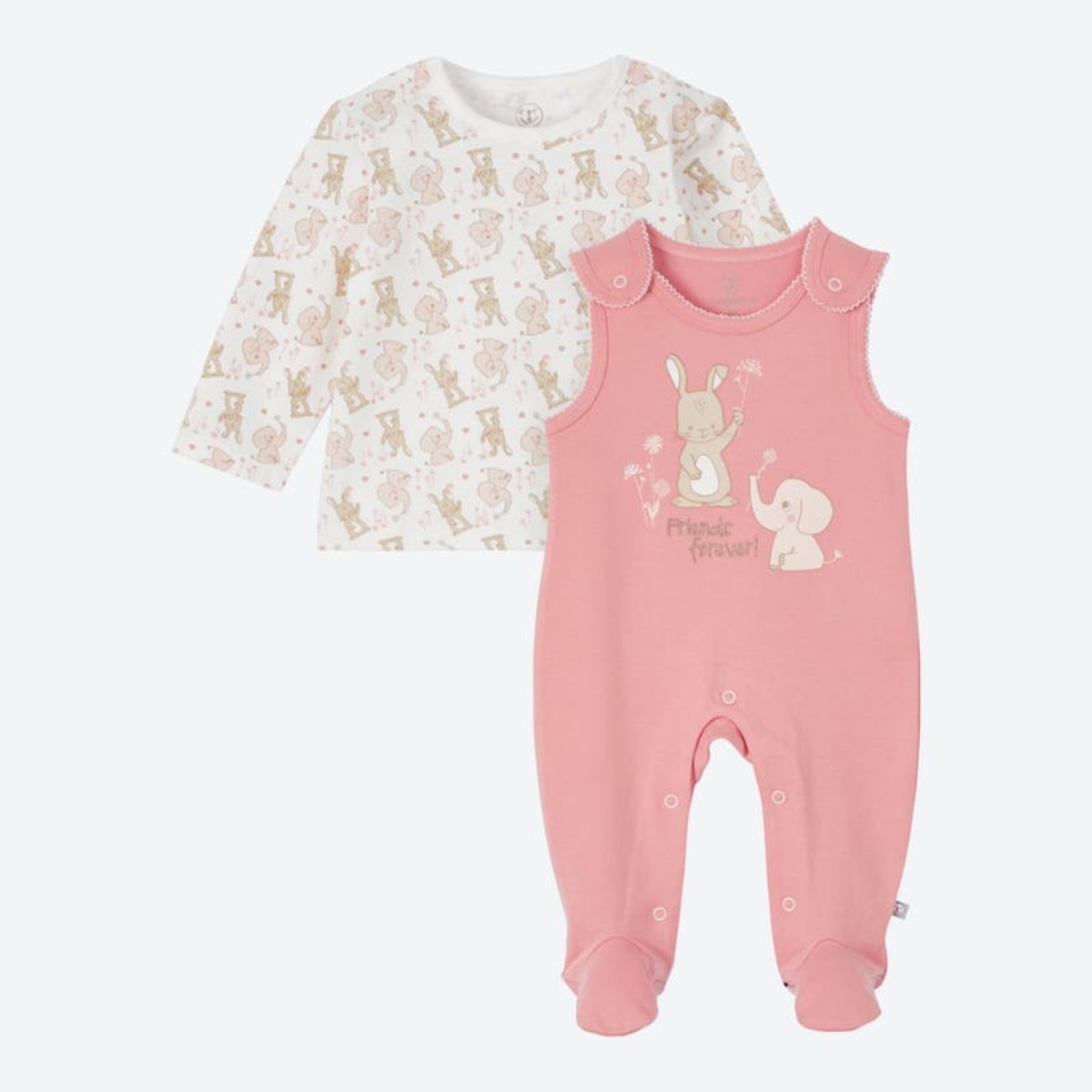 Bild 1 von Baby-Mädchen-Strampler-Set, 2-teilig