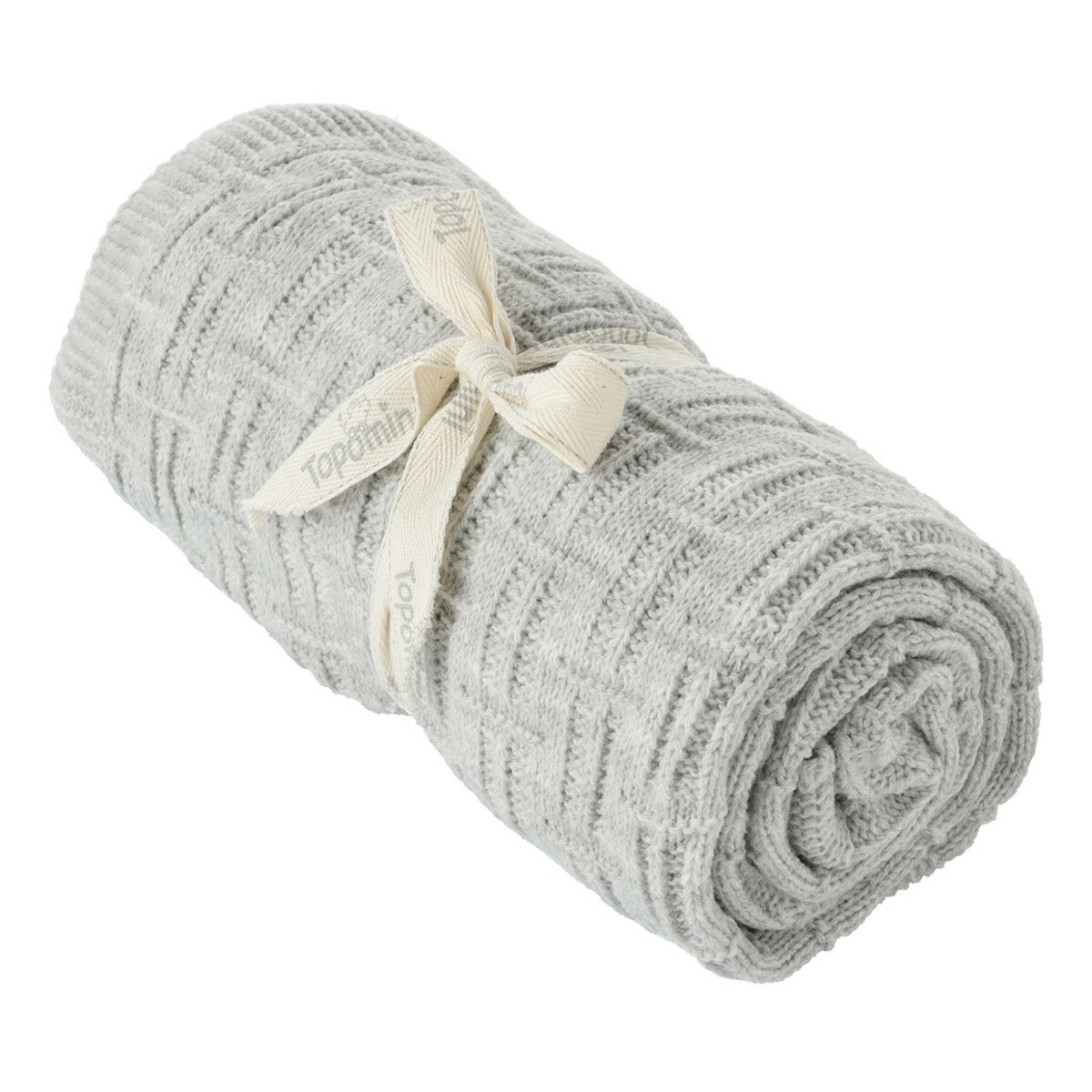 Bild 1 von Baby Strickdecke mit Strukturmuster