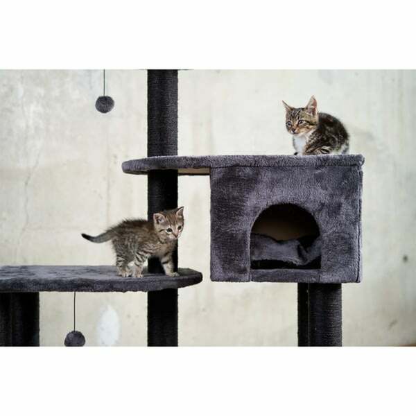 Bild 4 von ZooRoyal Kratzbaum Mila 128 cm anthrazit