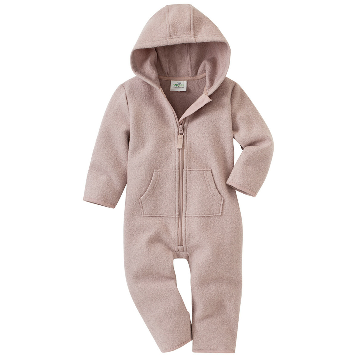 Bild 1 von Baby Wollwalk-Overall mit Umschlagbündchen