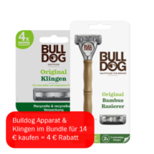 Bulldog Rasierapparat oder Rasierklingen