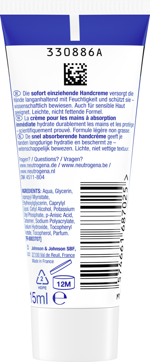 Bild 2 von Neutrogena Sofort einziehende Handcreme Reisegröße
