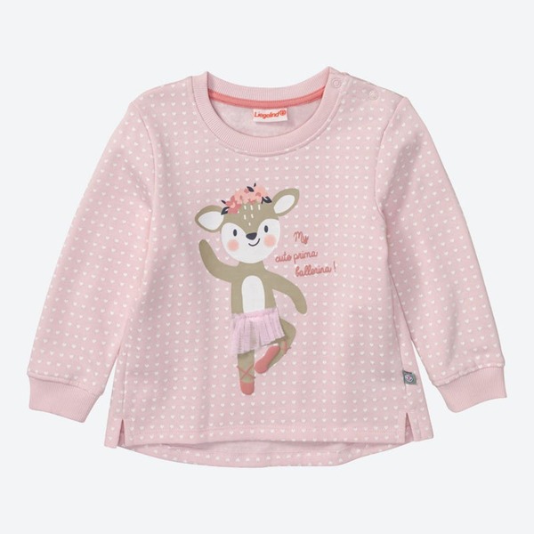 Bild 1 von Baby-Mädchen-Sweatshirt mit Ballerina-Reh