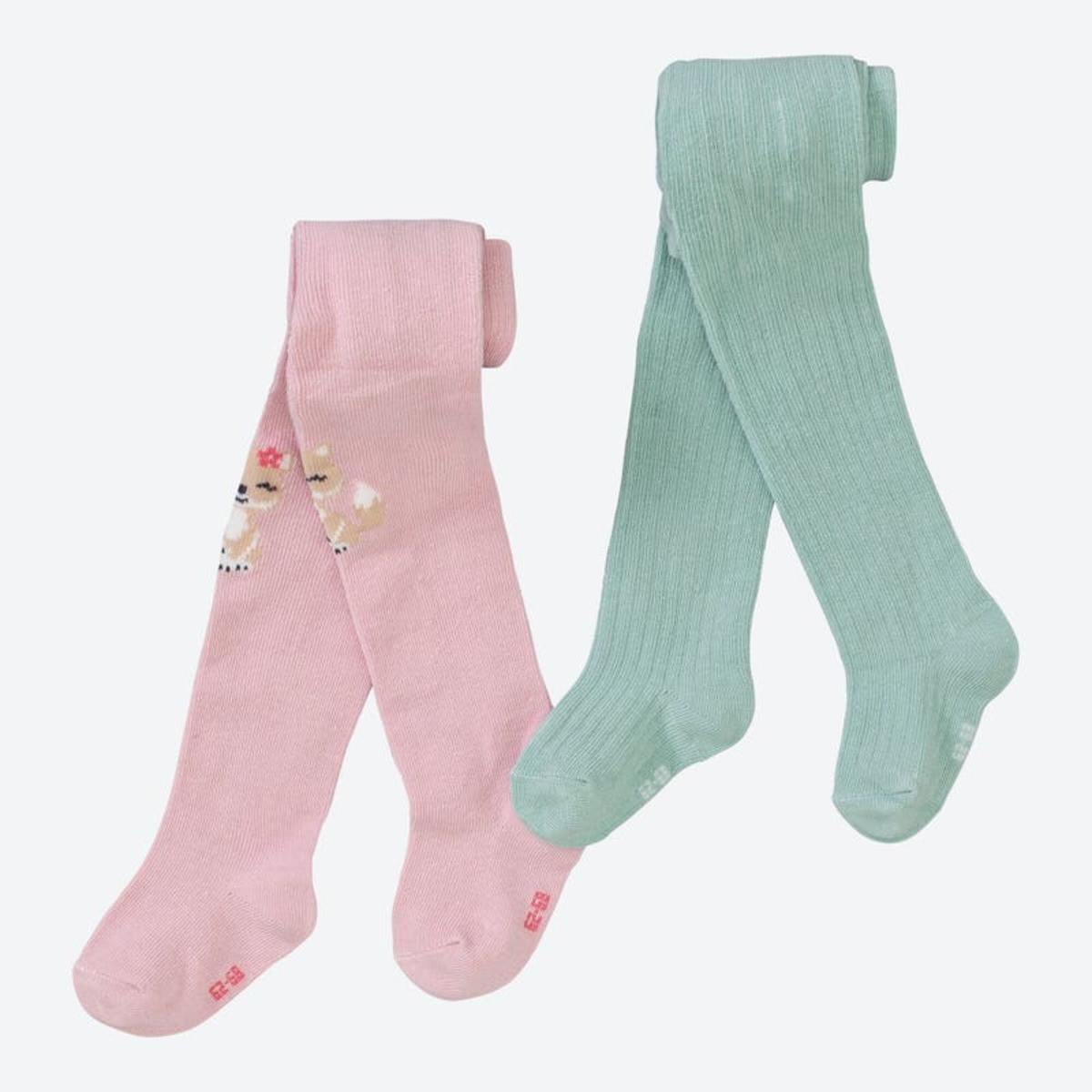 Bild 1 von Baby-Mädchen-Strumpfhose, 2er-Pack