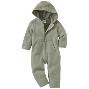 Baby Wollwalk-Overall mit Umschlagbündchen