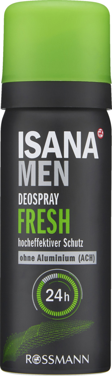Bild 1 von ISANA MEN Deospray Fresh Reisegröße