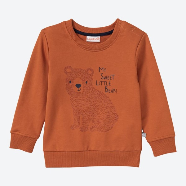 Bild 1 von Baby-Jungen-Sweatshirt mit Bären-Frontaufdruck