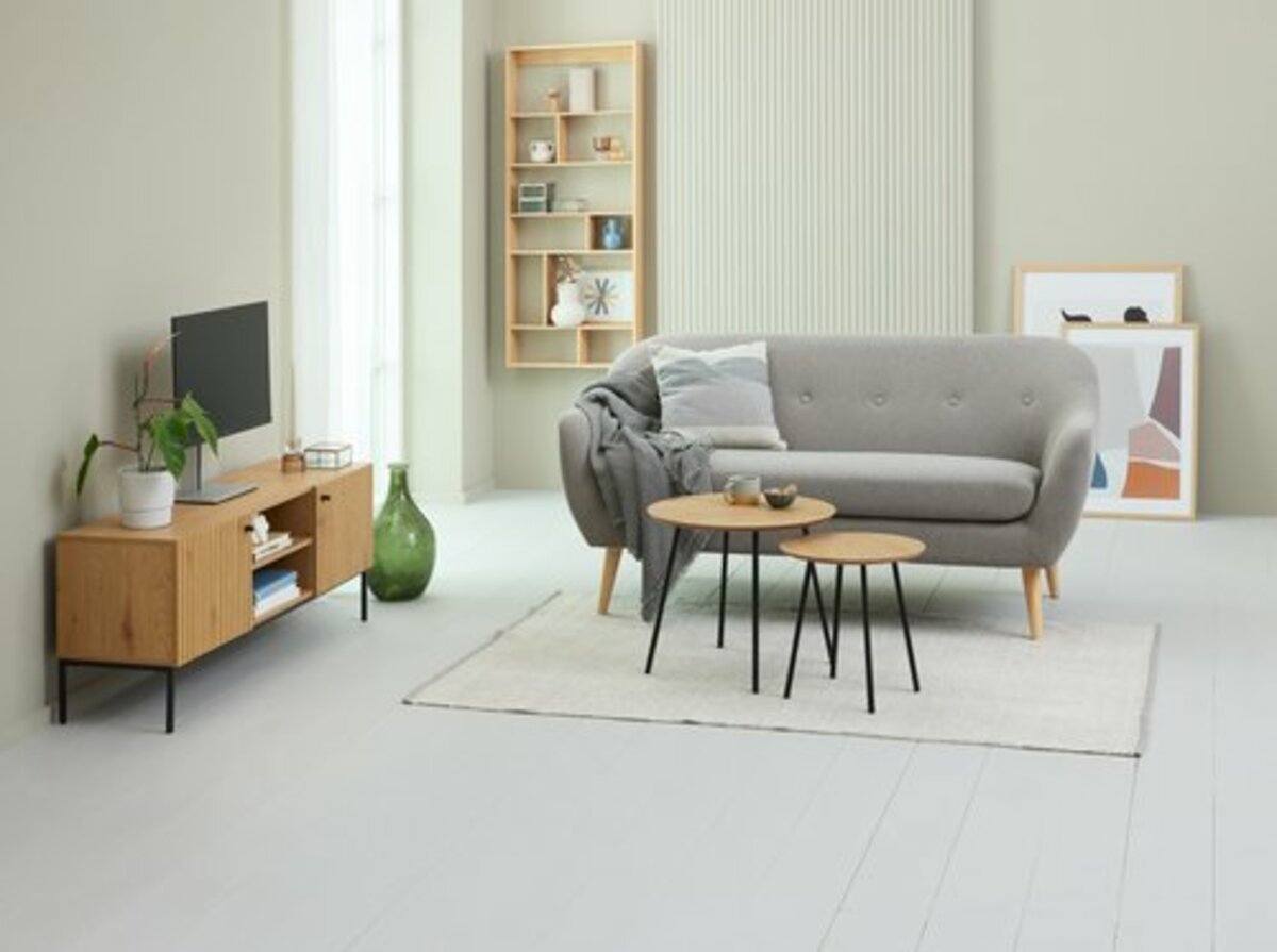 Bild 2 von TV-Bank HEMDRUP 2 Türen eichefarben