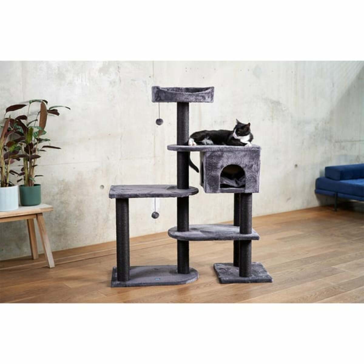 Bild 2 von ZooRoyal Kratzbaum Mila 128 cm anthrazit