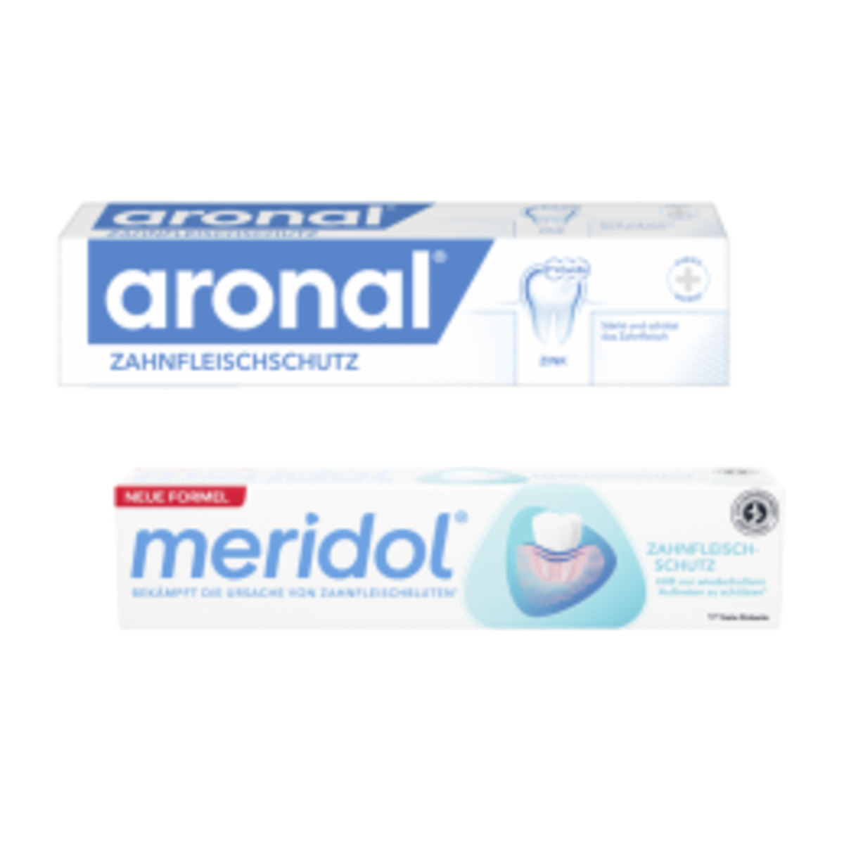Bild 1 von aronal, elmex oder meridol Zahnpasta