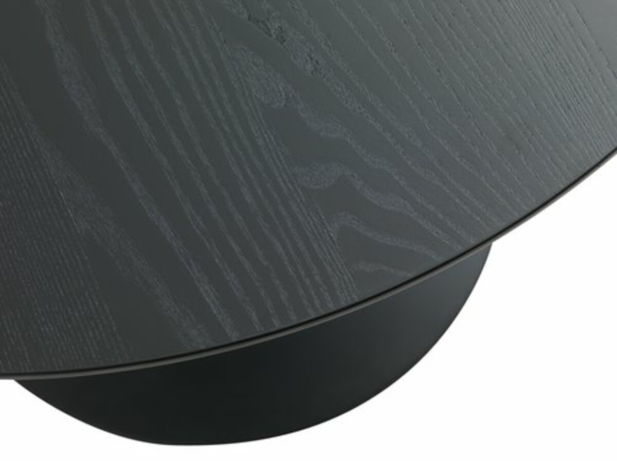 Bild 3 von Esstisch RINGSTED Ø100 schwarzes Eschenfurnier