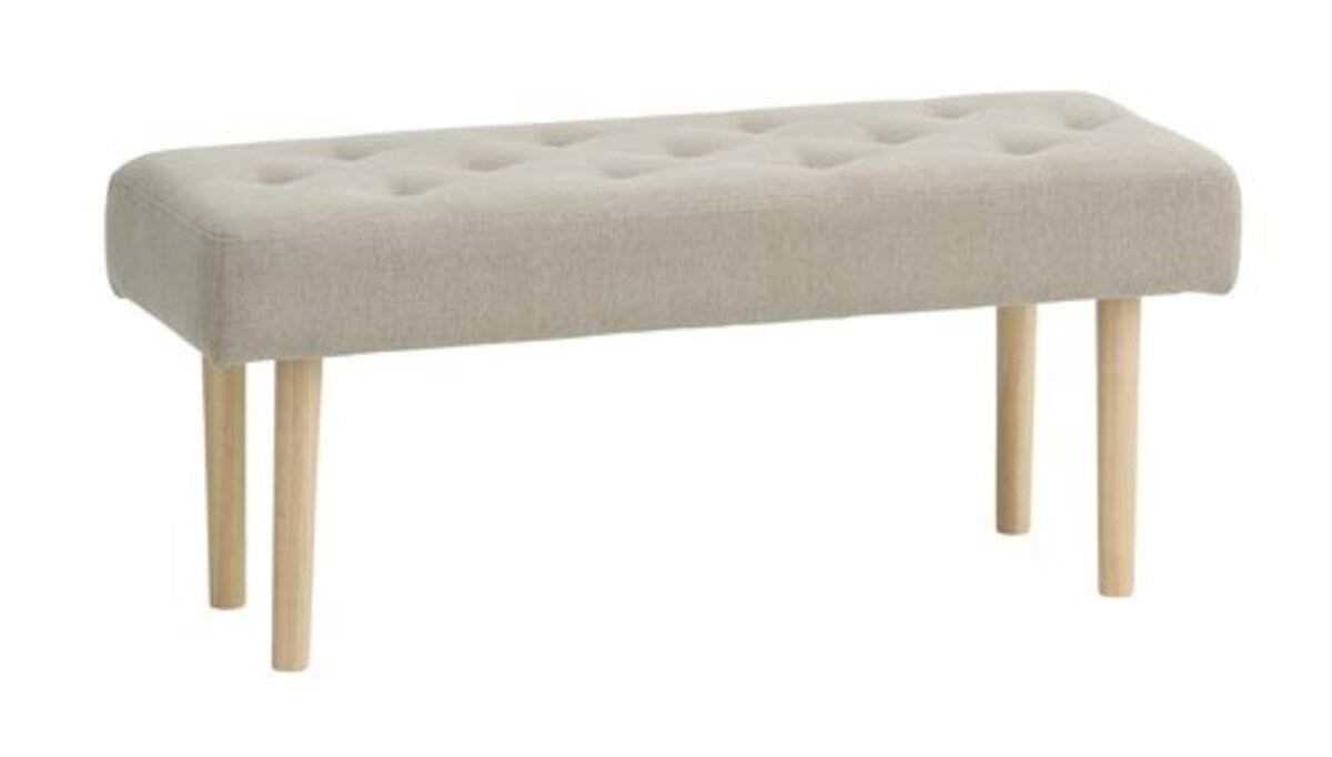 Bild 1 von Sitzbank HAGEBRO Stoff beige/eichefarben