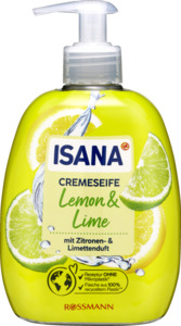 ISANA Cremeseife Lemon & Lime