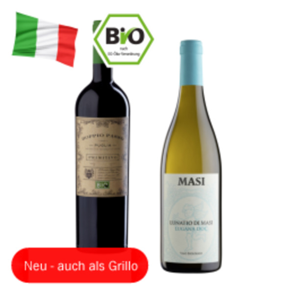 Bild 1 von Masi Lunatio Bio-Lugana oder Doppio Passo Bio-Primitivo