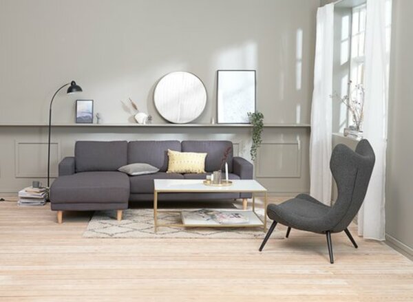 Bild 3 von Sofa EGENSE Chaiselongue dunkelgrau