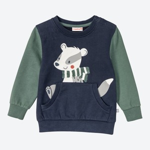 Baby-Jungen-Sweatshirt mit Känguru-Tasche