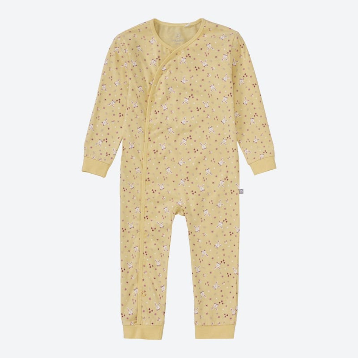 Bild 1 von Baby-Mädchen-Schlafanzug mit Hasenmuster