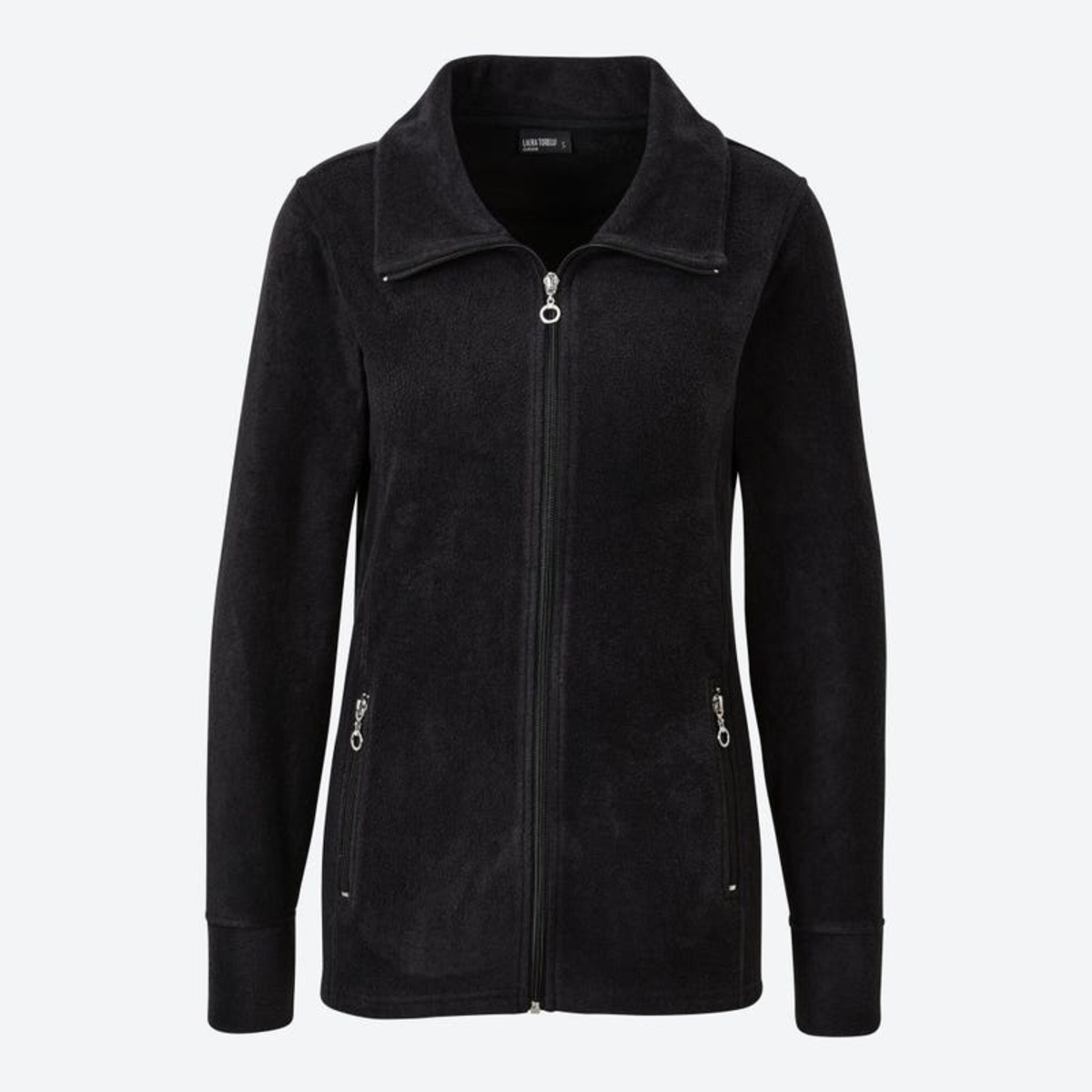 Bild 1 von Damen-Fleece-Jacke mit 2 Reißverschluss-Taschen