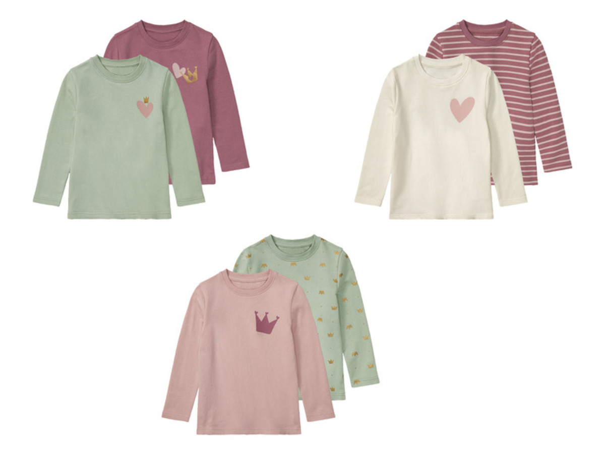 Bild 1 von lupilu® Kinder Thermo-Langarmshirts, 2 Stück, hoher Baumwollanteil