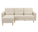 Bild 1 von Federkern Eck-Schlafsofa »Jenna«, creme