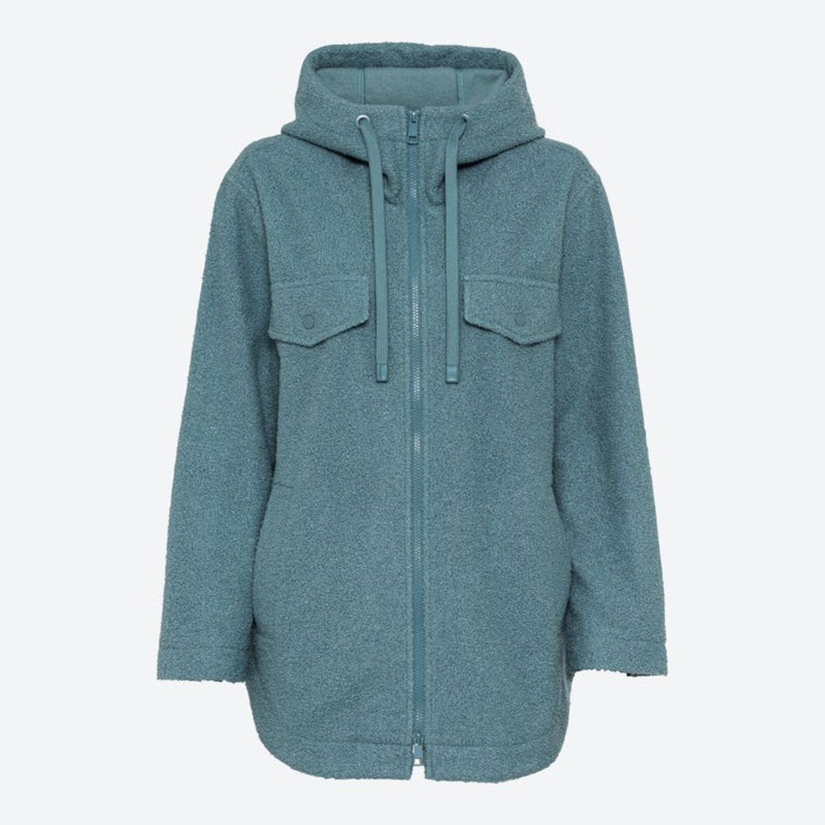 Bild 1 von Damen-Bouclé-Jacke mit Kapuze