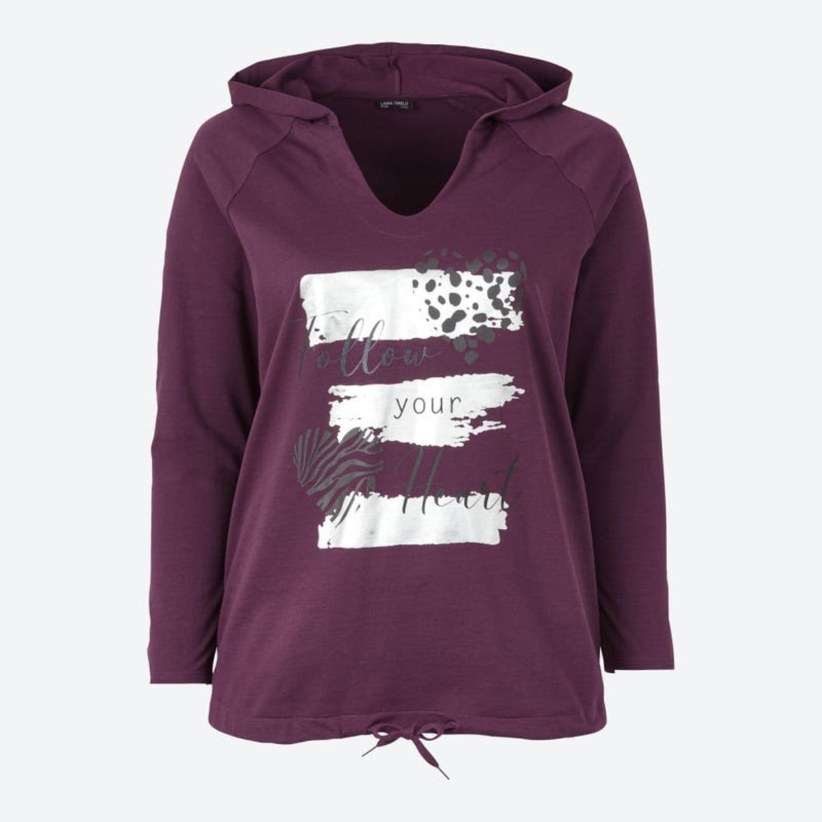 Bild 1 von Damen-Sweatshirt mit Kapuze, große Größen