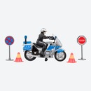 Bild 1 von Dickie Polizei-Motorrad mit Zubehör, ca. 10cm