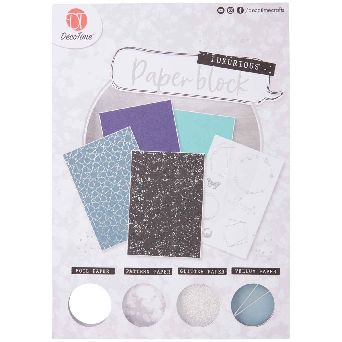 Bild 1 von DécoTime Eleganter Papierblock A5